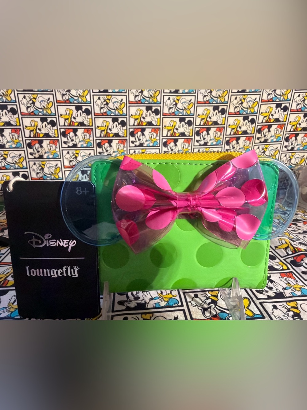 Loungfly Disney Jelly Polkadot Minnie Mouse Cosplay Wallet 2025 NWT